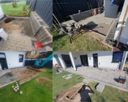Terrassenerweiterung inkl. neues Pflaster
